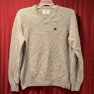 Express - Large- Medium gray pull over with lion logo